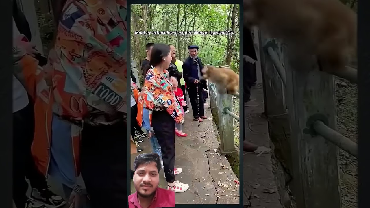Look How Naughty This Monkey Is 😱🐒 | Monkey Attacking Everyone 😂🔥