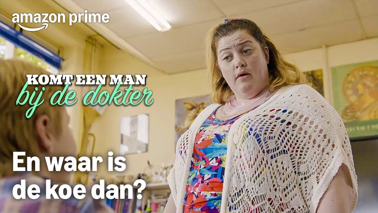 "Ik heb een grazende koe getekend" | Komt een man bij de dokter