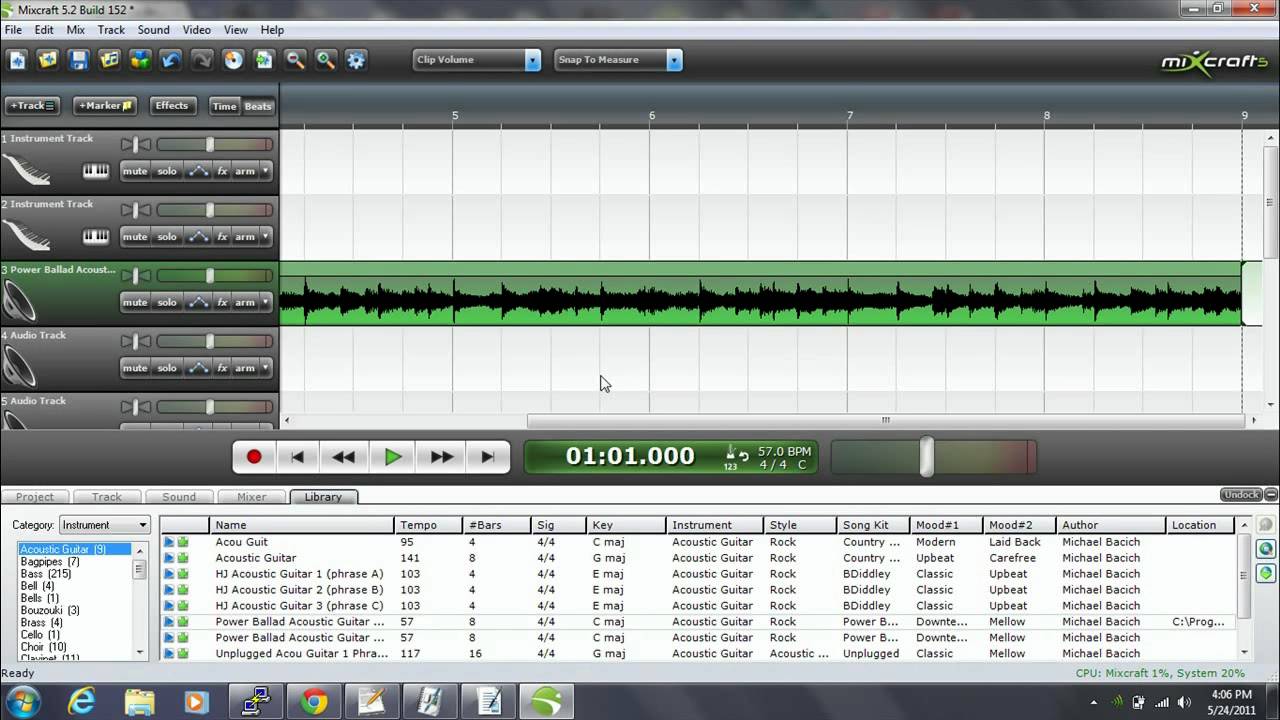 garageband drums stereo spread vs spreader