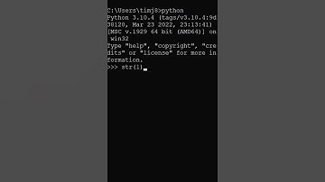 Python Convert Int To String #shorts