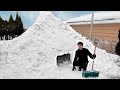 I Spent 48 Hours Building an Igloo Mansion