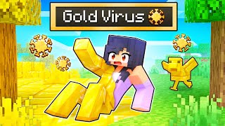 Escaping The GOLD VIRUS In Minecraft!