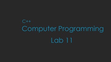 Computer Programming Lab 11 Strings - PPU