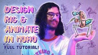 Design, Rig, and Animate a character in Moho  Full Tutorial