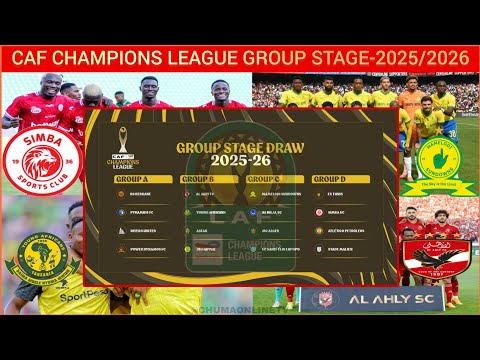 Tazama Timu 16 Bora Hatua Ya Makundi Ligi Ya Mabingwa Afrika CAF Champions League Group Stage 2025