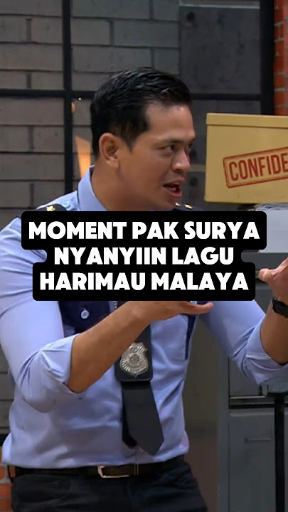 MOMENT PAK SURYA NYANYIIN LAGU HARIMAU MALAYA #suryainsomnia #yonobakrie #kondre #andretaulany