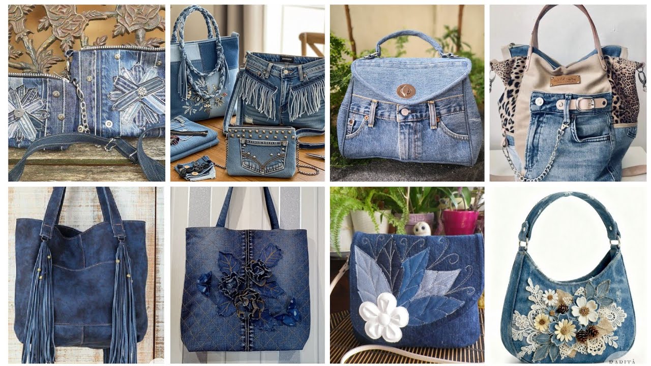 Denim jeans bag ideas 