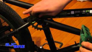 How to install 3-piece cranks on a BMX