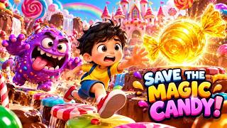 🎬 🍭 Candy World Adventure! | Save the Magic Candy 🎮 | Funny Cartoon Game for Kids screenshot 5