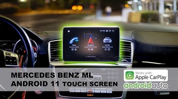 Mercedes Benz ML W166 Android screen | Carplay | Android Auto | Backup Camera | Tech Support Canada