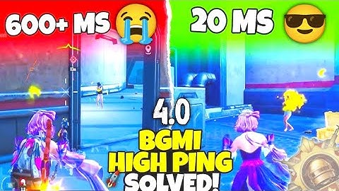 BGMI 4.0 Ping Gone! This Trick Will Shock You 🤯 | Bgmi New Update Lag Fix & Ping Issue fix 