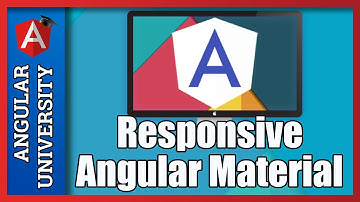 💥 Introduction To Responsive Design With Angular Material