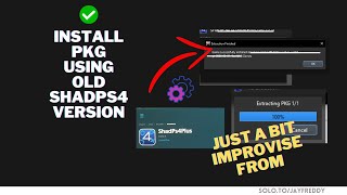 How to Use Install PKG using old ShadPS4 Version