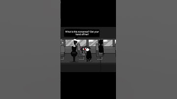 Tall Lady Victoria protecting Willow from a real clown at the bus #gamedev