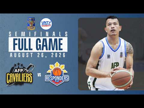 FULL GAME: AFP vs PNP on August 26, 2026 | #UNTVCupSeason12 Semifinals