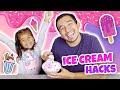 Testing VIRAL Tiktok Ice Cream HACKS | Nick and Sienna