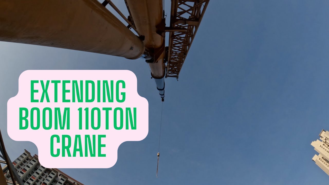 Operating Tadano ATF110G-5 Mobile Crane | Extending 49m Boom
