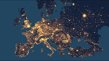 Animated map shows every European town in 46 seconds
