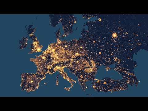Animated map shows every European town in 46 seconds thumbnail