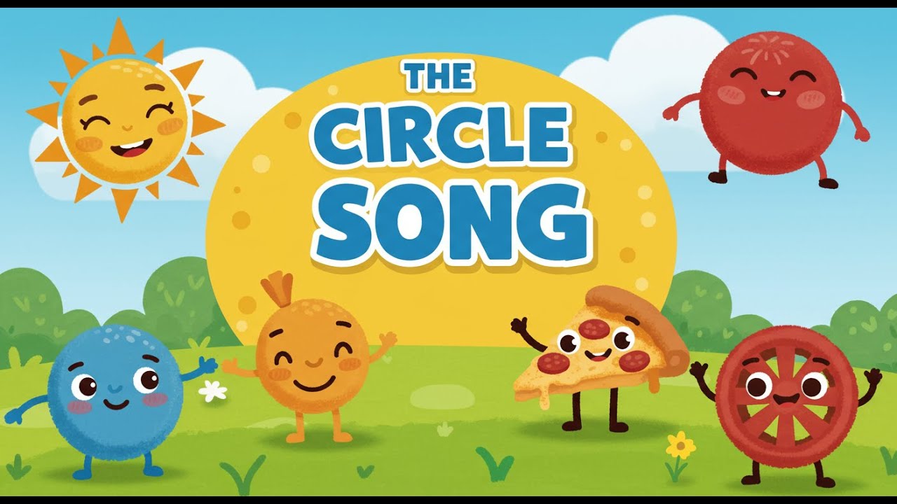 🎵 Circle Song for Kids | Learn Shapes with Little Learners Land 🎶 - YouTube