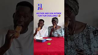 Famous Mother and son intense yum yum challenge 🍩 #relatable #parents #mother #son#food#challenge #donut Net Worth