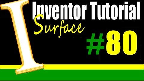 80 AutoDesk Inventor Surface Tutorial: Split Surface