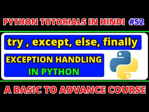 Try Except Exception Handling in Python | Try Except Else Finally in ...