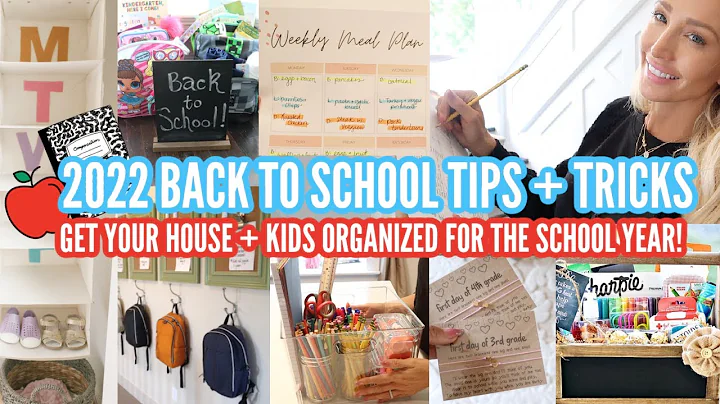 HOW I GET ORGANIZED FOR BACK TO SCHOOL WITH 4 KIDS...