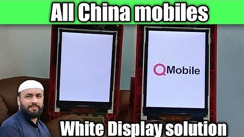 China Mobile White Display solution | 24 Pin white display solution in Urdu | Saad Mobiles Chiniot