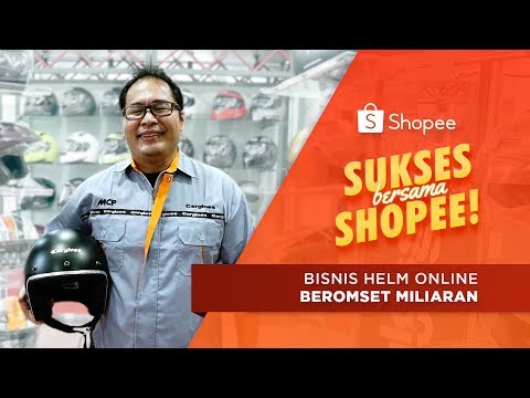 CARGLOSS: Bisnis Helm Online Beromset Miliaran | Sukses Bersama Shopee