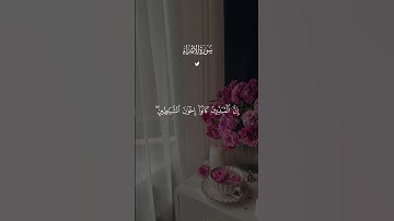 رَّبُّكُمْ أَعْلَمُ بِمَا فِي نُفُوسِكُمْ ۚ _ سورة الإسراء _ فارس عباد