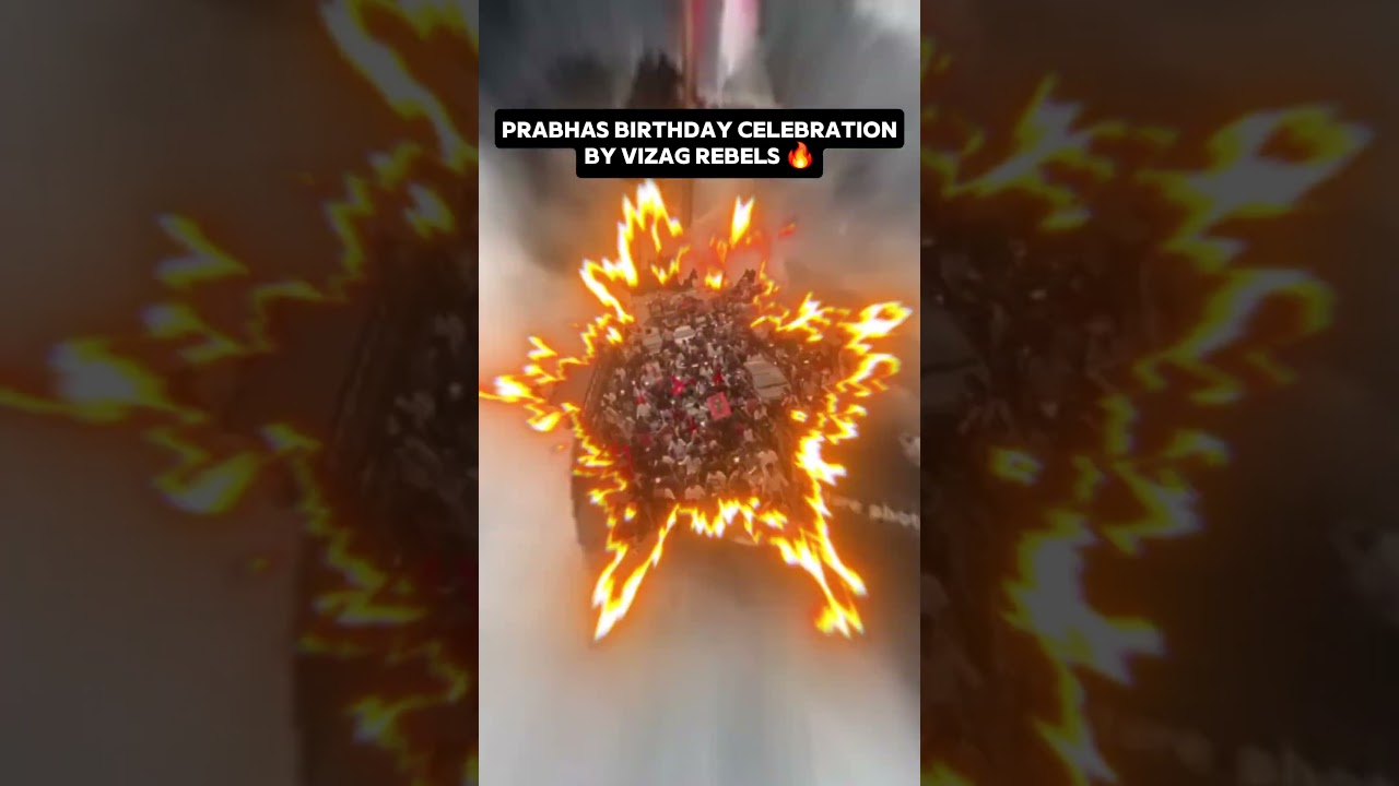 Prabhas Birthday Celebrations in Vizag 🔥 | Vizag Rebels Massive Rally for Rebel Star Prabhas 💥