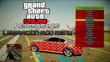 PS3 GTA 5 1.25 Online Liberation Mod Menu + Download