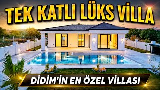 Tek Katlı Lüks Villa Didim Seyrantepede 620 m2 İçinde Mükemmel Kalite (D-198)