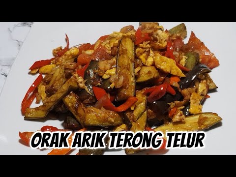 Resep Terong Orak Arik Telur