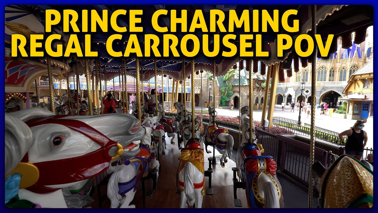 Prince Charming Regal Carrousel POV at Magic Kingdom