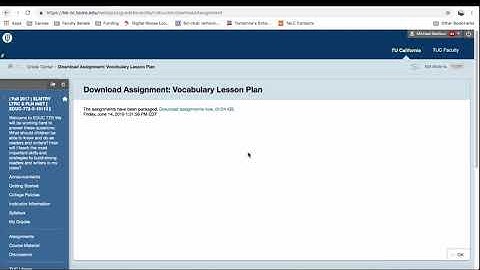 TUWD CILT: How to Download Student Submissions from Blackboard