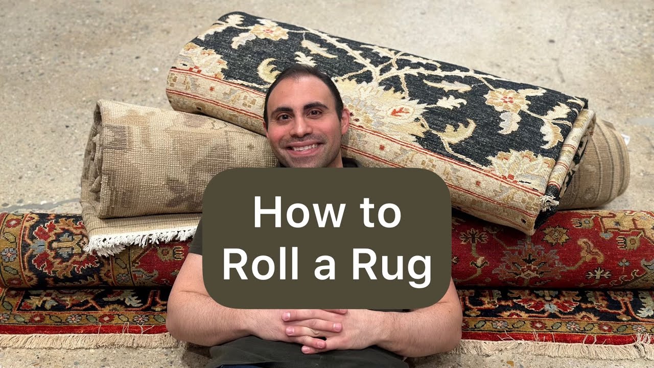 How to Roll a Rug! howto DIY rugs YouTube