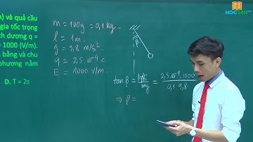 [VÍ DỤ 4] 11. CON LẮC ĐƠN TRONG ĐIỆN TRƯỜNG