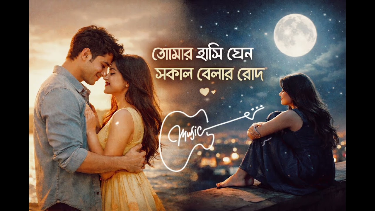 তোমার হাসি যেন সকাল বেলার রোদ,, tomer hashi jeno shokal baler rod,,