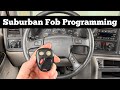 How to program 2000  2006 chevy suburban remote key fob  diy chevrolet programming pair procedure