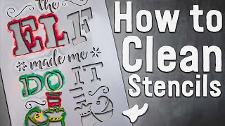 How to Clean Your Stencils the RIGHT WAY  Without Damaging Them