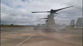 Timor Leste Osprey primera ves iha Aeroportu Baucau.