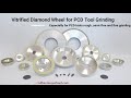 Vitrified diamond wheel for PCD Tool Grinding