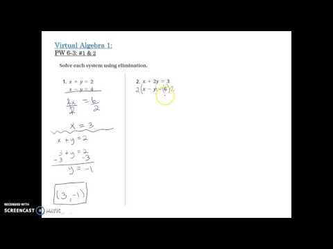 Virtual Algebra 1