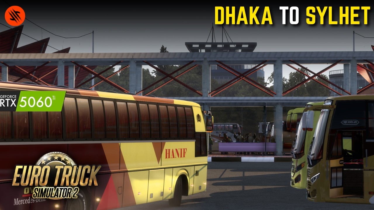 Dhaka To Sylhet Trip with Merce 1623 in Euro Truck Simulator 2 with Ultra Graphics in RTX 5060 Ti