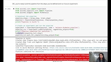 Azure Machine Learning - MLOPS pipeline using Python sdk