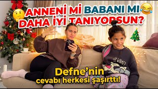 Anne Mi Baba Mı? Defnenin Eğlenceli Soru Cevap Videosu