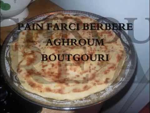 pain farci berbere chleuh AGHROUM BOUTGOURI RECETTE FACILEberber
