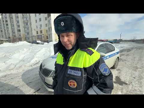 Saratov Traffic Police! How Officer Arshinov "chickened out"